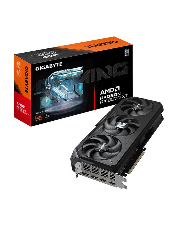 VGA PCIE16 RX9070XT 16GB GDDR6/R9070XTGAMING -16GD GIGABYTE