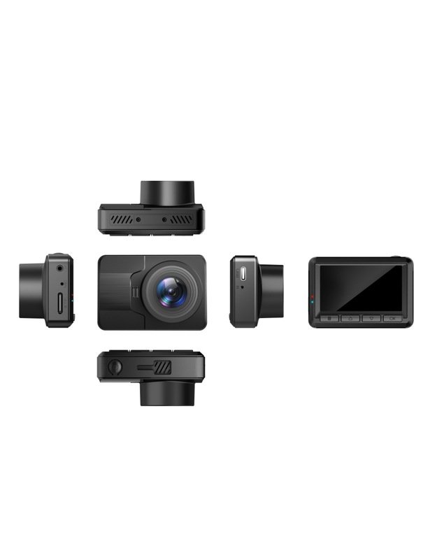 DreamQo Q9 Wi-Fi 1920*1080P vaizdo registratorius, juodas 3