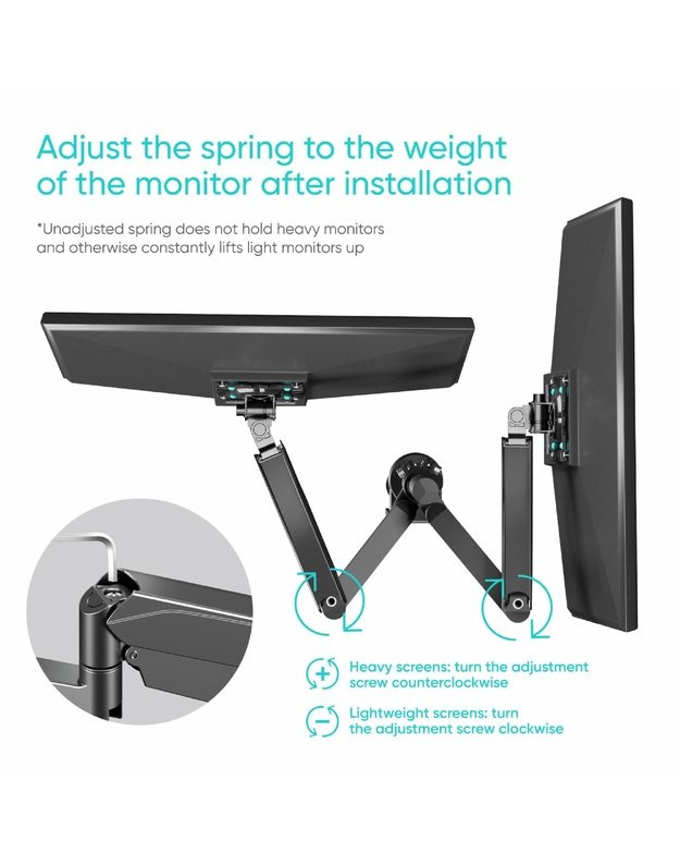MONITOR ACC WALL MOUNT/13-32  BLACK G140-B ONKRON