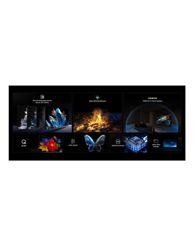 TV Set|TCL|75  |4K Ultra HD|3840 x 2160 pixels|Flat|16:9|QD-Mini LED|75Q6C