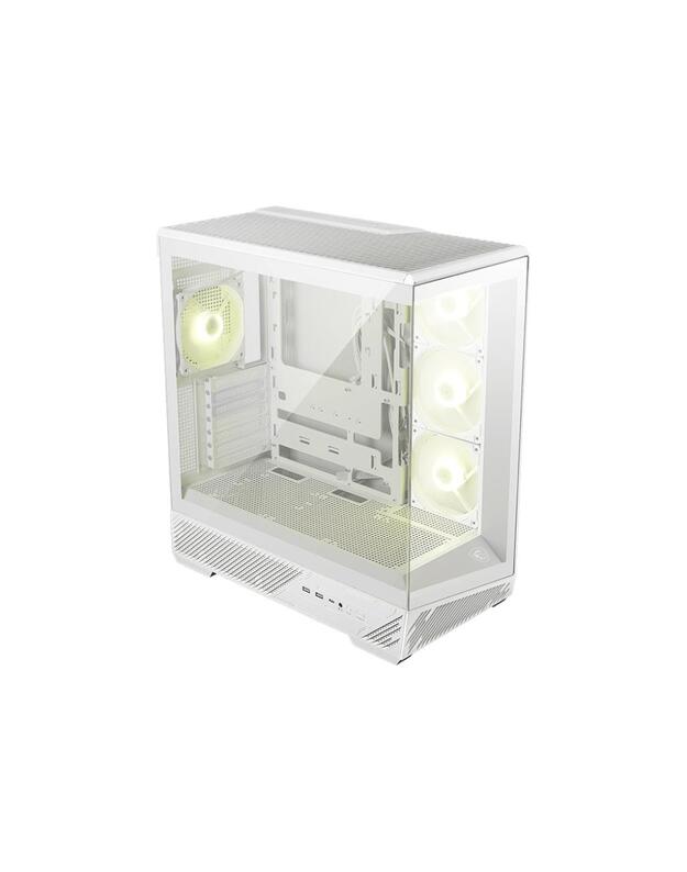 Case|MSI|ATX/micro ATX/Mini-ITX|White/Transparent|Midi Tower|MAG PANO 130R PZ|MAGPANO130RPZWHITE