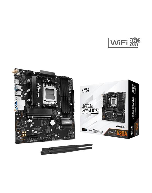 MB AMD A620A SAM5 MATX/A620AM PRO-A WIFI ASROCK