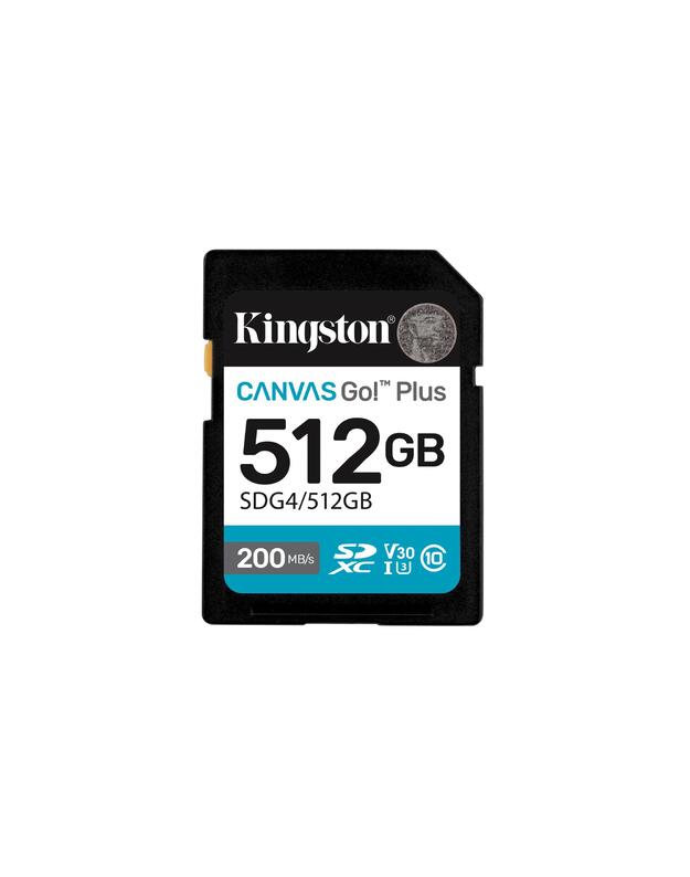 MEMORY SDXC 512GB UHS-I/SDG4/512GB KINGSTON