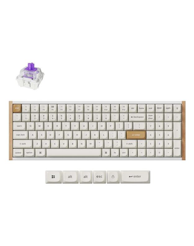 KEYBOARD WRL K4 HE SPECIAL ED/WHITE K4H-Q1 KEYCHRON