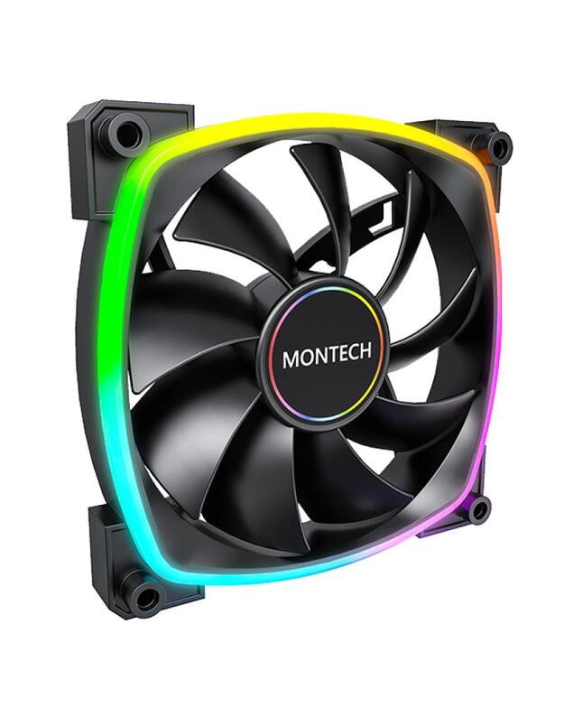 CASE FAN 140MM/AX140 PWM BLACK MONTECH