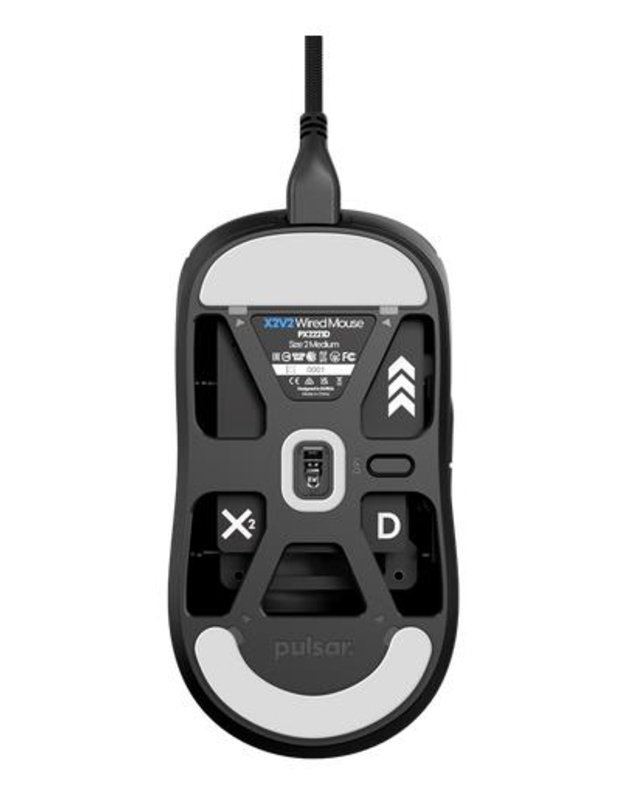 MOUSE USB OPTICAL X2/MEDIUM BLACK PX2221D PULSAR