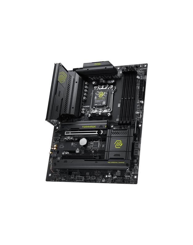 Mainboard|MSI|AMD B850|Socket AM5|ATX|RAM DDR5-SDRAM|4xSlots|Wi-Fi Yes|Bluetooth Yes|3xNumber of M.2 (M) slots|MAGB850TOMAHAWKWIFI