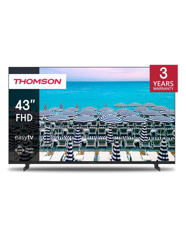 TV Set|THOMSON|43  |4K Ultra HD|1920 x 1080 pixels|Flat|16:9|LED|43FD2S13