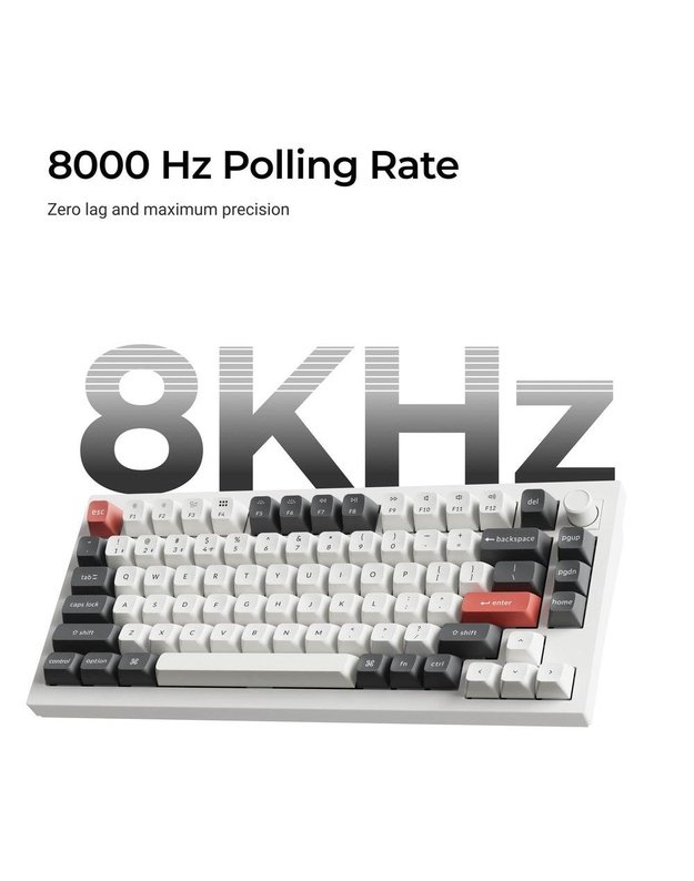 Belaidė klaviatūra Keychron Q1 Ultra, juoda (Q1U-M4)