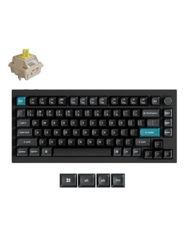 KEYBOARD WRL Q1 ULTRA/BLACK Q1U-M4 KEYCHRON