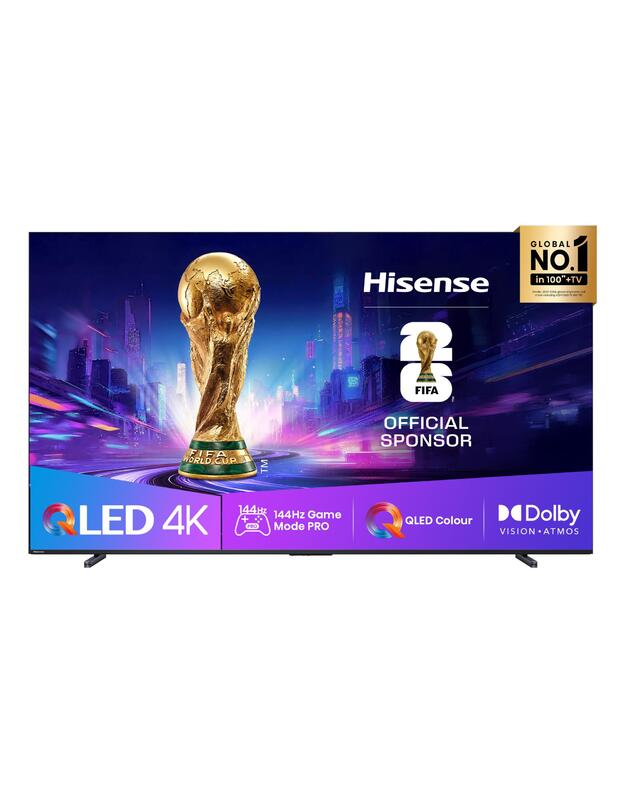 TV Set|HISENSE|100  |4K Ultra HD|3840 x 2160 pixels|Flat|16:9|QLED|100E7QPRO
