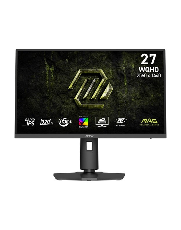 LCD Monitor|MSI|27  |2560 x 1440 pixels|Wide Quad HD|Native aspect ratio 16:9|LCD|Flat|MAG274QPFX32