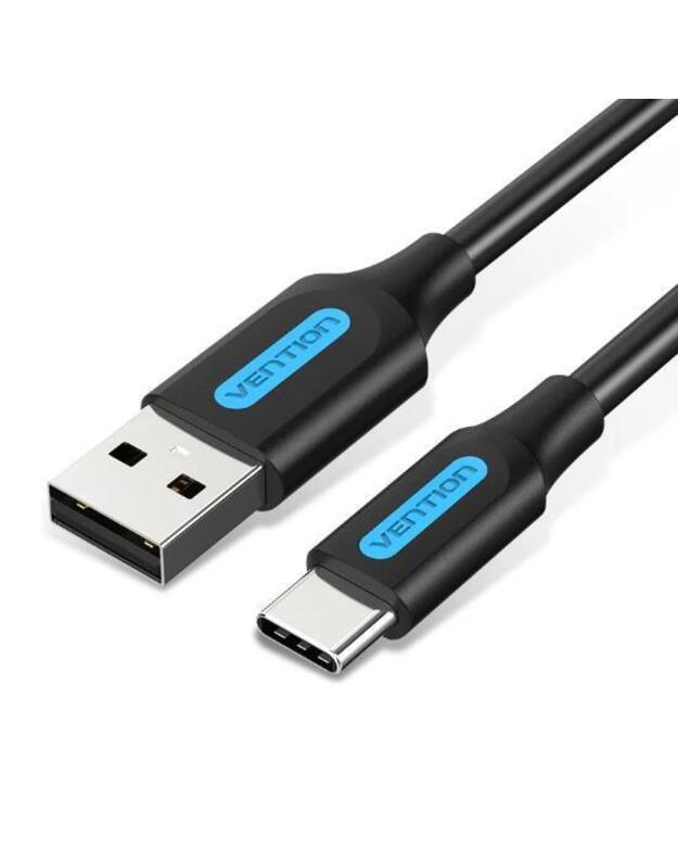 CABLE USB2.0 TO USB-C/1.5M BLACK COKBG VENTION