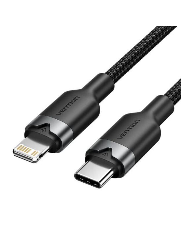 CABLE USB-C TO LIGHTNING/2M BLACK LALBH VENTION