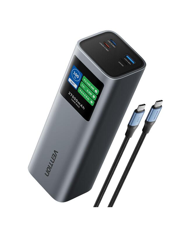 POWER BANK USB 27000MAH 140W/FKEH0 VENTION