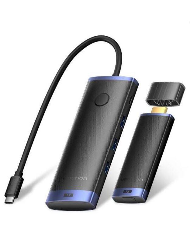 NB ACC DOCKING STATION 6IN1/USB-C 0.15M TPVBB VENTION