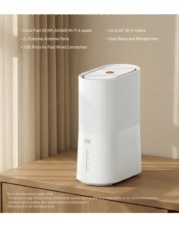 5G maršrutizatorius ZTE G5B2 Ultra Fast 3