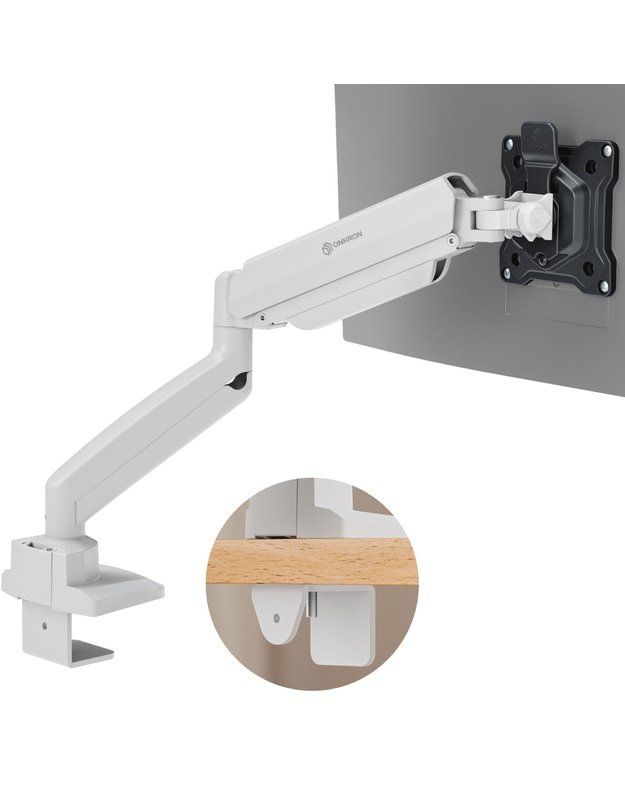 MONITOR ACC DESK MOUNT/13-32  BLK/WHT G80-BW ONKRON