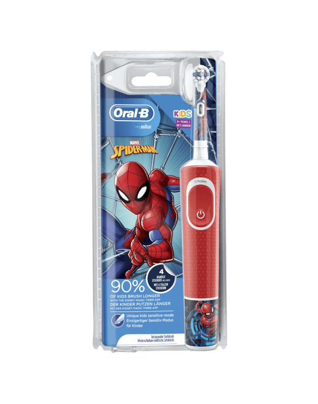 Elektrinis dantų šepetėlis ORAL-B BRAUN D100 SPIDERMAN 5