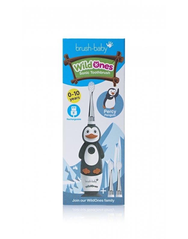 Elektrinis dantų šepetukas Brush baby WILDONES PENGUIN 9