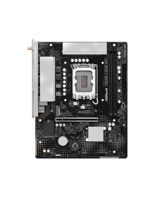 Mainboard|ASROCK|LGA 1851 (Socket V1)|RAM DDR5-SDRAM|2xSlots|H810M-XGEN5WIFI