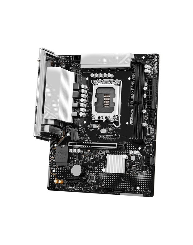 Mainboard|ASROCK|LGA 1851 (Socket V1)|RAM DDR5-SDRAM|2xSlots|H810M-XGEN5WIFI