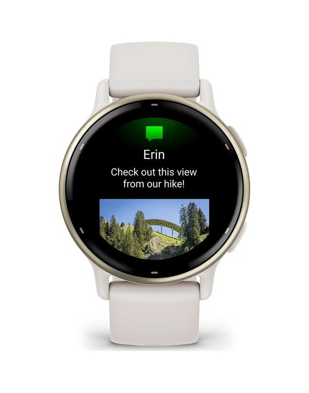 Garmin VivoActive 5 Ivory (Ivory/Cream Gold) 3