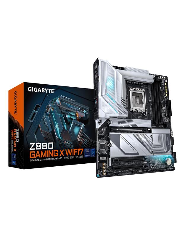 Mainboard|GIGABYTE|Intel Z890|LGA 1851 (Socket V1)|ATX|RAM DDR5-SDRAM|4xSlots|Wi-Fi Yes|Bluetooth Yes|1xPCI Express x16 slots|4xNumber of M.2 (M) slots|Z890GAMINGXWIFI71.1