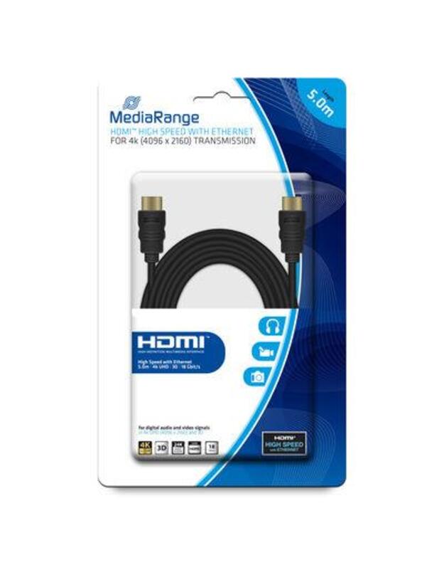 CABLE HDMI-HDMI 5M/MRCS158 MEDIARANGE