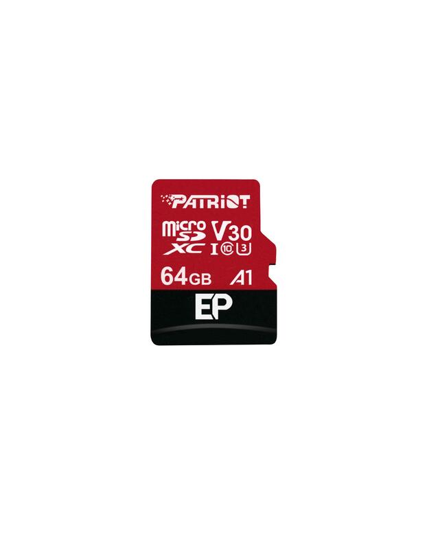 MEMORY MICRO SDXC 64GB UHS-3/PEF64GEP31MCX PATRIOT