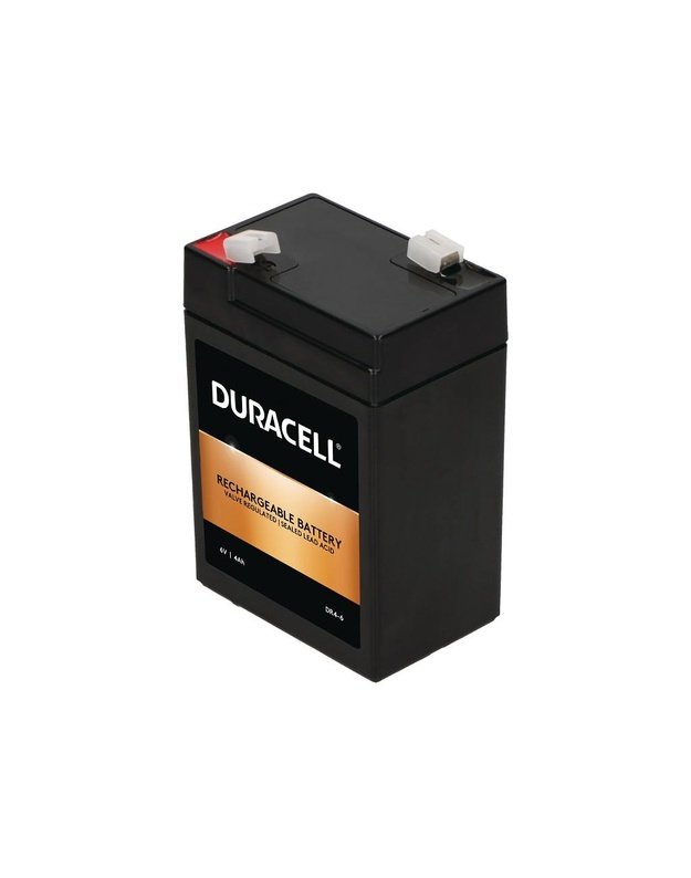 VRLA akumuliatorius Duracell 6 V, 4 Ah (DR4-6)