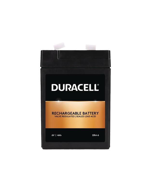BATTERY 6V 4AH VRLA/DR4-6 DURACELL