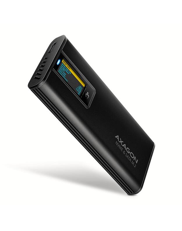 SSD ACC ENCLOSURE M.2 NVME/SATA USB-C EEM2-SD2B AXAGON