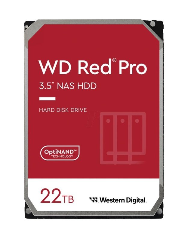HDD SATA 22TB 6GB/S 512MB/RED PRO WD221KFGX WDC