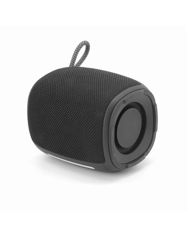 Nešiojama Bluetooth kolonėlė Gembird, USB-C, juoda (SPK-BT-LED-03-BK)