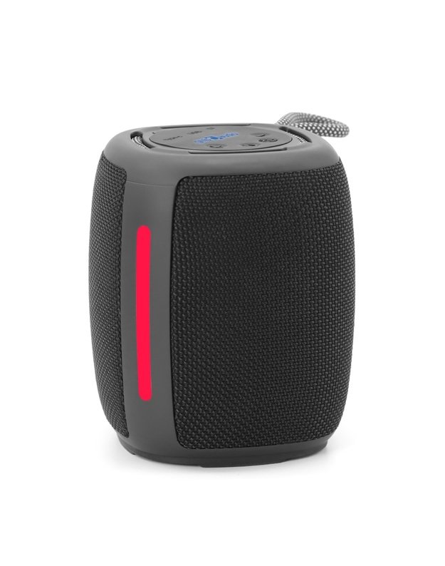 Nešiojama Bluetooth kolonėlė Gembird, USB-C, juoda (SPK-BT-LED-03-BK)