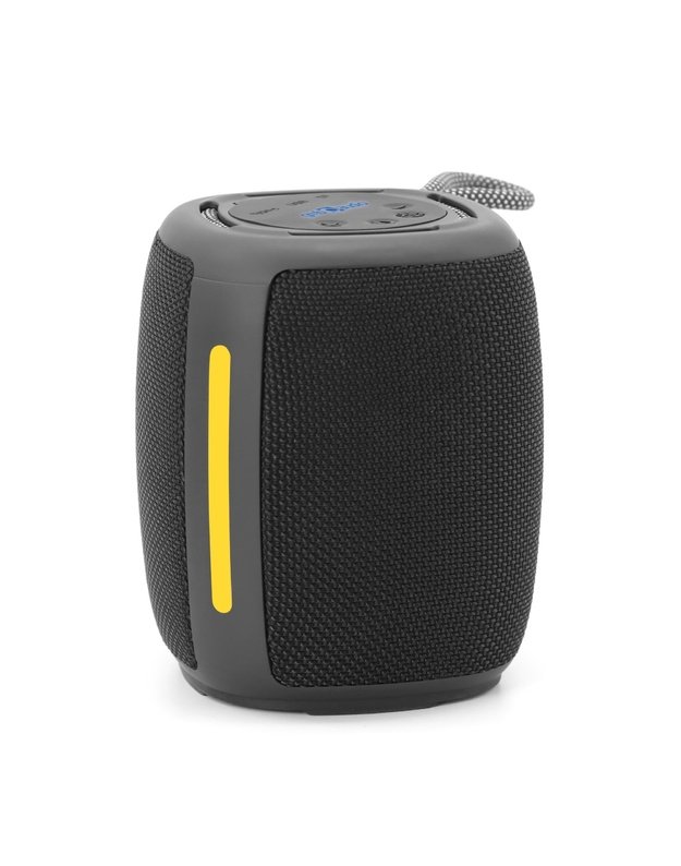 Nešiojama Bluetooth kolonėlė Gembird, USB-C, juoda (SPK-BT-LED-03-BK)