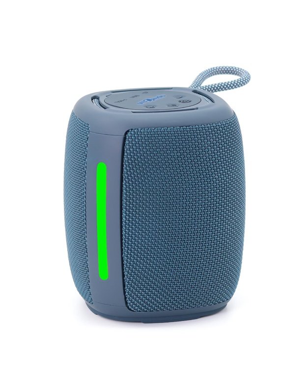 Nešiojama Bluetooth kolonėlė Gembird, USB-C, juoda (SPK-BT-LED-03-BK)