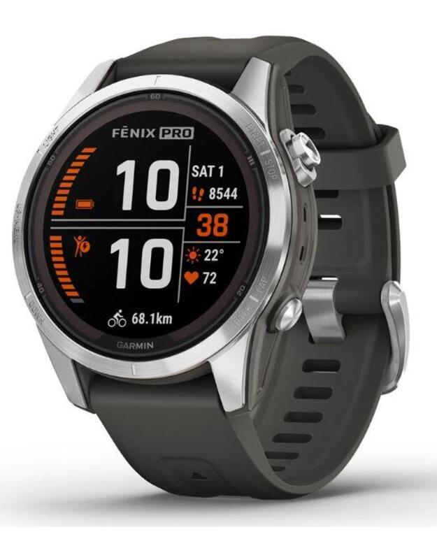 SMARTWATCH FENIX 7S PRO SOLAR/SS/GRAPH 010-02776-01 GARMIN