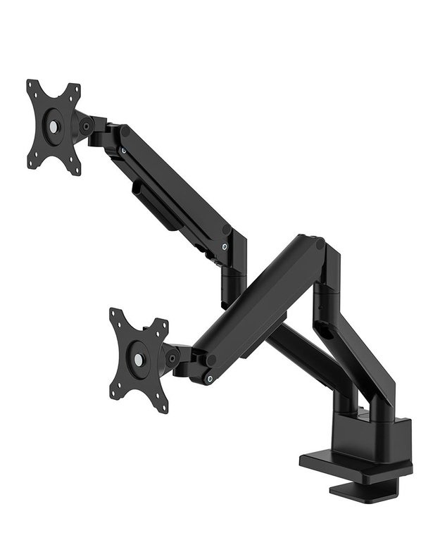 Dvigubas monitorių stalinis laikiklis Neomounts 17–32", juodas (DS70-250BL2)