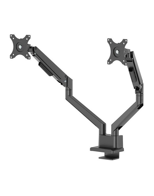 Dvigubas monitorių stalinis laikiklis Neomounts 17–32", juodas (DS70-250BL2)
