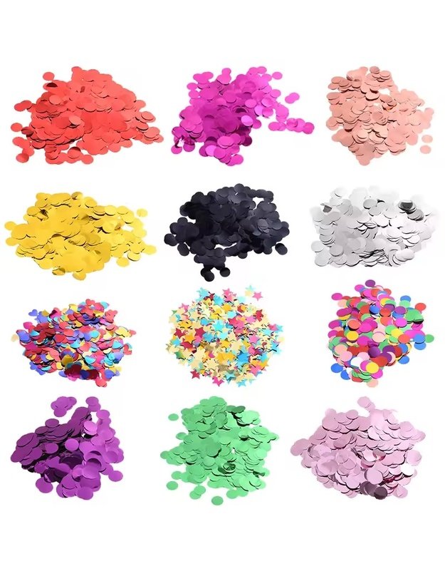 Sequined colorful latex party balionų rinkinys (12 colių, 100 vnt) 4