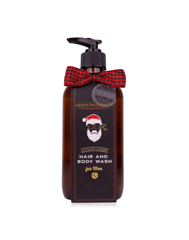 480ml plaukų ir kūno dušo želė vyrams MEN'S COLLECTION WINTER EDITION, kokoso kvapas