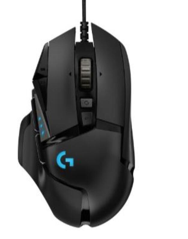 MOUSE USB OPTICAL G502 HERO/BLACK 910-005471 LOGITECH