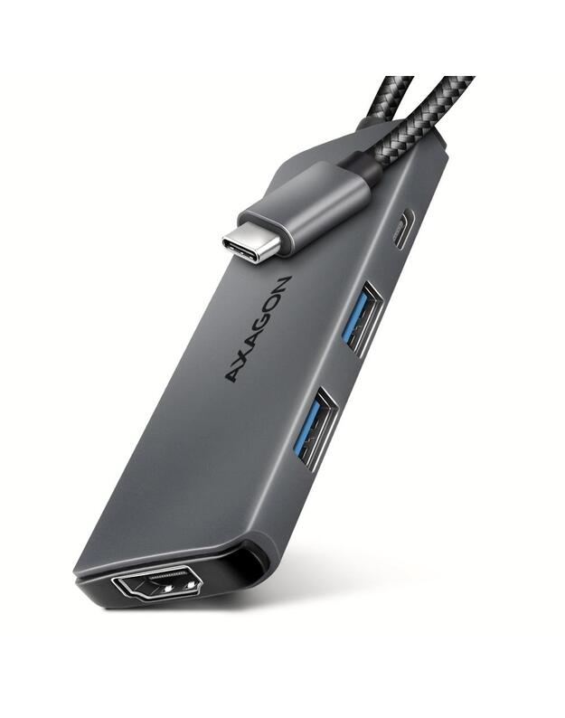 I/O HUB USB-C 5IN1 8K/0.15M HMC-5H8K AXAGON