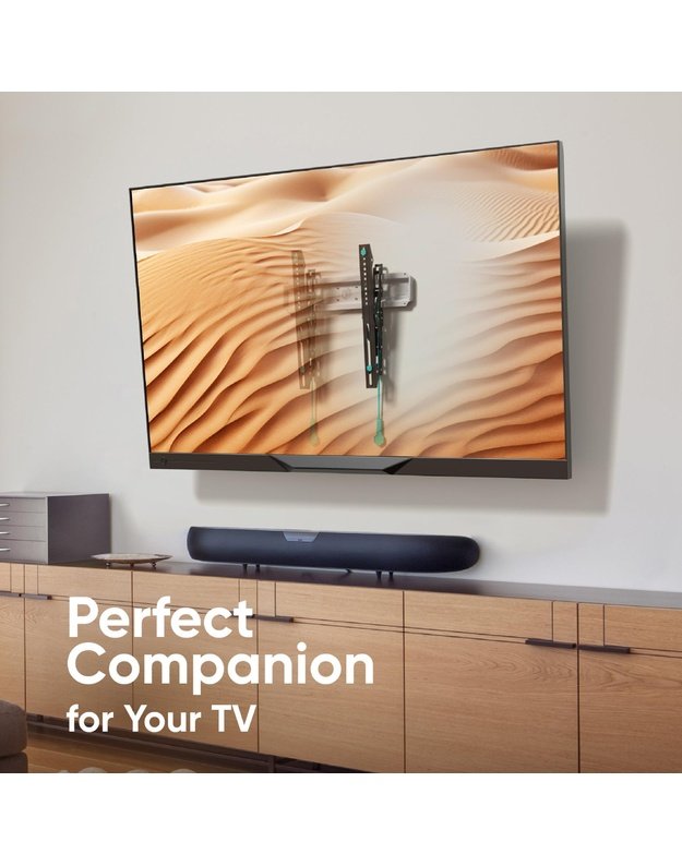 Sieninis televizoriaus laikiklis Onkron 32–70", juodas / baltas (TM5-BW)