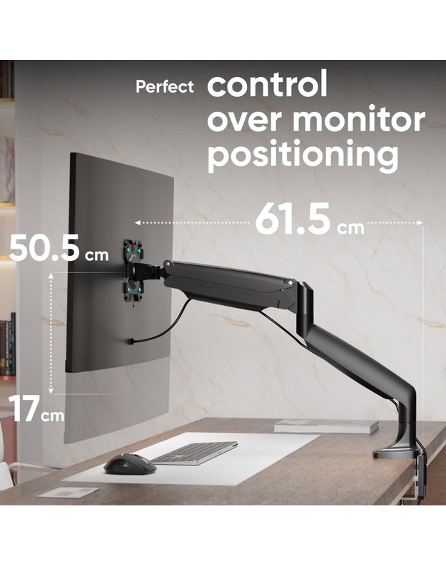 MONITOR ACC WALL MOUNT/13-32  BLACK G100-B ONKRON