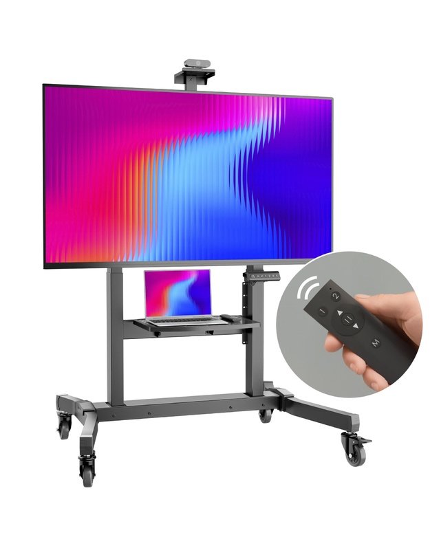 Motorizuotas mobilus TV stovas Onkron 50–100", juodas (TS1991E-B)