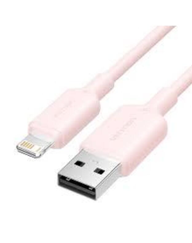 CABLE USB2.0 TO LIGHTNING/1M PINK LAMPF VENTION