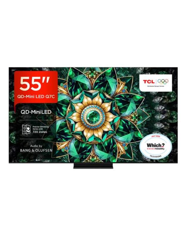 TV Set|TCL|55  |4K Ultra HD|3840 x 2160 pixels|Flat|16:9|QD-Mini LED|55Q7C